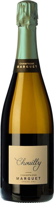71,95 € 免费送货 | 白起泡酒 Marguet Chouilly Grand Cru Brut Nature A.O.C. Champagne 香槟酒 法国 Chardonnay 瓶子 75 cl