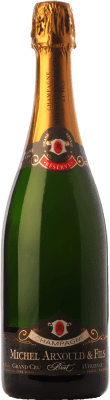 32,95 € Бесплатная доставка | Белое игристое вино Michel Arnould Grand Cru Резерва A.O.C. Champagne шампанское Франция Pinot Noir — Пино Нуар, Chardonnay — Шардоне Бутылка 75 cl