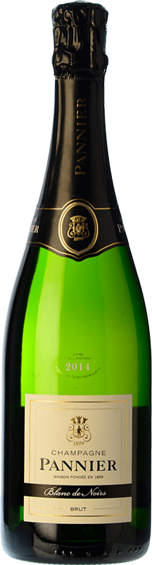 47,95 € Бесплатная доставка | Белое игристое Pannier Blanc de Noirs брют A.O.C. Champagne шампанское Франция Pinot Black бутылка 75 cl