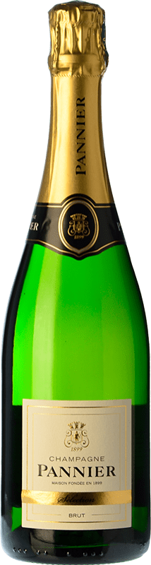 32,95 € Envío gratis | Espumoso blanco Pannier Sélection Brut A.O.C. Champagne Champagne Francia Pinot Negro, Chardonnay, Pinot Meunier Botella 75 cl
