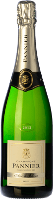 41,95 € Бесплатная доставка | Белое игристое вино Pannier Brut — брют Blanc de Blancs A.O.C. Champagne шампанское Франция Chardonnay — Шардоне 75 cl
