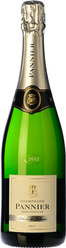 39,95 € 免费送货 | 白起泡酒 Pannier Blanc de Blancs 香槟 A.O.C. Champagne 香槟酒 法国 Chardonnay 瓶子 75 cl