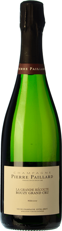 85,95 € Envio grátis | Espumante branco Pierre Paillard La Grande Récolte Extra Brut A.O.C. Champagne Champagne França Pinot Preto, Chardonnay Garrafa 75 cl