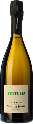 91,95 € 送料無料 | 白スパークリングワイン Vouette & Sorbee Textures ブルットの自然 A.O.C. Champagne シャンパン フランス Pinot White ボトル 75 cl