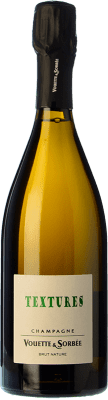 91,95 € 免费送货 | 白起泡酒 Vouette & Sorbee Textures Brut Nature A.O.C. Champagne 香槟酒 法国 Pinot White 瓶子 75 cl
