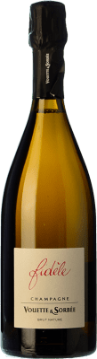 61,95 € Бесплатная доставка | Белое игристое Vouette & Sorbee Cuvée Fidele Экстра-Брут A.O.C. Champagne шампанское Франция Pinot Black бутылка 75 cl