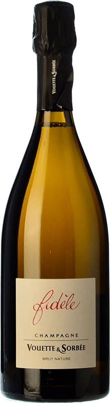 61,95 € 免费送货 | 白起泡酒 Vouette & Sorbee Cuvée Fidele 额外的香味 A.O.C. Champagne 香槟酒 法国 Pinot Black 瓶子 75 cl
