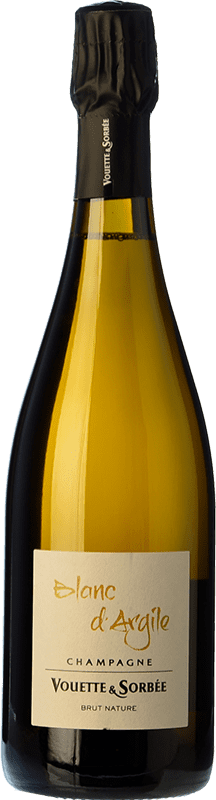 84,95 € Envoi gratuit | Vin Mousseux Blanc Vouette & Sorbee Blanc d'Argile Extra Brut A.O.C. Champagne Champagne France Chardonnay Eco — Biologique Bouteille 75 cl