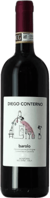 45,95 € 免费送货 | 红酒 Diego Conterno D.O.C.G. Barolo 皮埃蒙特 意大利 Nebbiolo 瓶子 75 cl