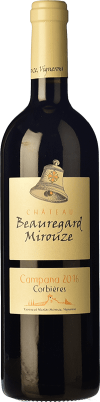 10,95 € Envoi gratuit | Vin rouge Château de Beauregard Mirouze Campana Rouge Jeune I.G.P. Vin de Pays Languedoc Languedoc France Syrah, Grenache Bouteille 75 cl