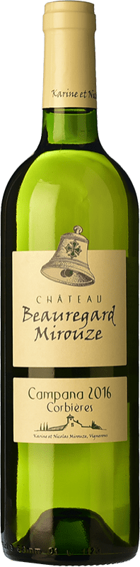 12,95 € Kostenloser Versand | Weißwein Château de Beauregard Mirouze Campana Blanc I.G.P. Vin de Pays Languedoc Languedoc Frankreich Roussanne, Marsanne Flasche 75 cl