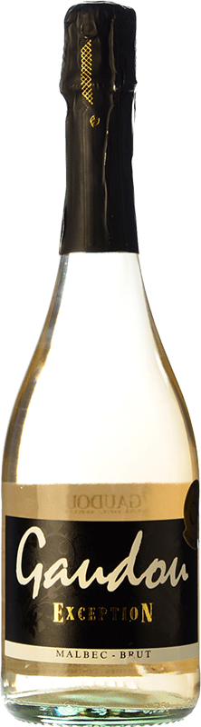 15,95 € Envio grátis | Espumante branco Château de Gaudou Exception Mousseux Brut França Malbec Garrafa 75 cl