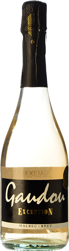 12,95 € Envoi gratuit | Vin Mousseux Blanc Château de Gaudou Exception Brut France Malbec Bouteille 75 cl