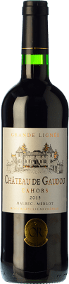 13,95 € Spedizione Gratuita | Vino rosso Château de Gaudou Grande Lignée Crianza A.O.C. Cahors Piemonte Francia Merlot, Malbec Bottiglia 75 cl