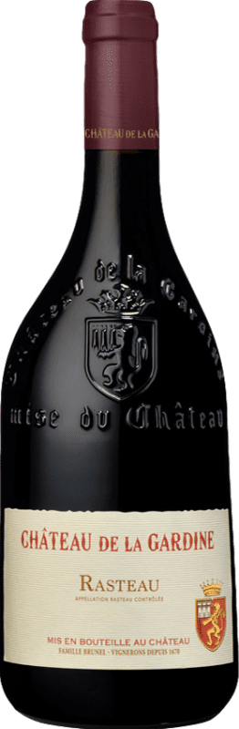 29,95 € Envoi gratuit | Vin Rouge Château de La Gardine Crianza I.G.P. Vin de Pays Rasteau Rhône France Syrah, Garnacha — Grenache Bouteille 75 cl