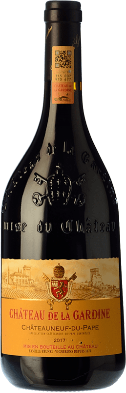 47,95 € Envoi gratuit | Vin Rouge Château de La Gardine Jeune A.O.C. Châteauneuf-du-Pape Rhône France Syrah, Garnacha — Grenache, Mourvèdre Bouteille 75 cl