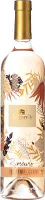 9,95 € Spedizione Gratuita | Vino rosato Château de l'Escarelle Rumeurs Rosé Giovane Provenza Francia Syrah, Grenache, Cinsault Bottiglia 75 cl