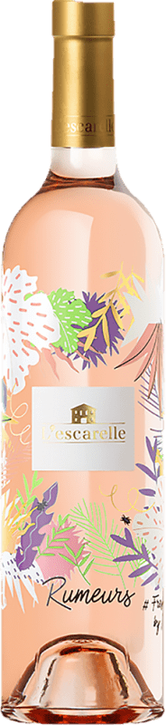 13,95 € Envoi gratuit | Vin rose Château de l'Escarelle Rumeurs Rosé Jeune Provence France Syrah, Grenache, Cinsault Bouteille 75 cl