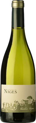 15,95 € Spedizione Gratuita | Vino bianco Château de Nages Vieilles Vignes Blanco A.O.C. Costières de Nîmes Rhône Francia Grenache Bianca, Roussanne, Viognier, Clairette Blanche Bottiglia 75 cl