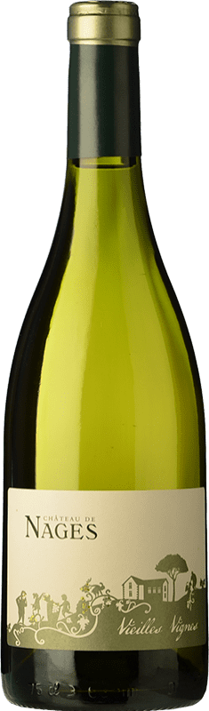 16,95 € Envoi gratuit | Vin Blanc Château de Nages VV Vieilles Vignes A.O.C. Costières de Nîmes Rhône France Garnacha — Grenache, Roussanne, Viognier, Clairette Eco — Biologique Bouteille 75 cl