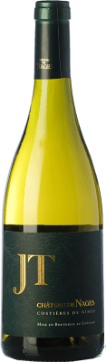 21,95 € Envio grátis | Vinho branco Château de Nages JT Blanc Crianza A.O.C. Costières de Nîmes Rhône França Grenache Branca, Roussanne, Viognier Garrafa 75 cl