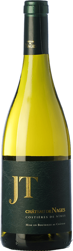 19,95 € Envoi gratuit | Vin blanc Château de Nages JT Blanc Crianza A.O.C. Costières de Nîmes Rhône France Grenache Blanc, Roussanne, Viognier Bouteille 75 cl