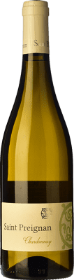 8,95 € Бесплатная доставка | Белое вино Château de Saint-Preignan I.G.P. Vin de Pays d'Oc Лангедок Франция Chardonnay — Шардоне 75 cl