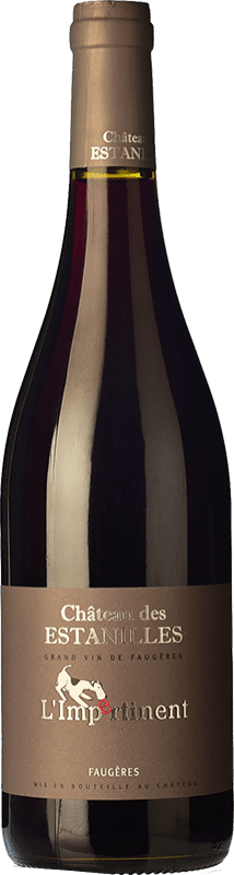 14,95 € Бесплатная доставка | Красное вино Château des Estanilles L'Impertinent Rouge старения I.G.P. Vin de Pays Languedoc Лангедок Франция Syrah, Grenache, Monastrell, Carignan, Cinsault бутылка 75 cl