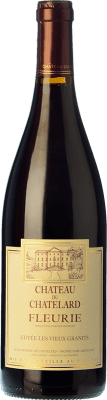 15,95 € Envío gratis | Vino tinto Château du Chatelard Cuvée Les Vieux Granits Roble I.G.P. Vin de Pays Fleurie Beaujolais Francia Gamay Botella 75 cl