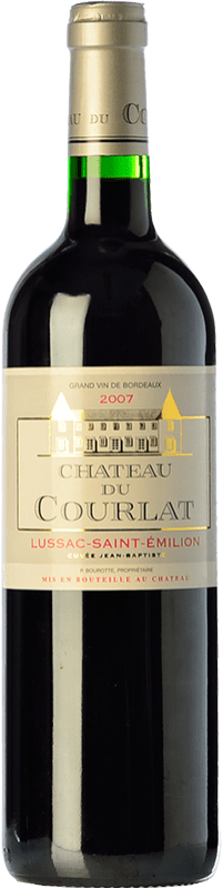 29,95 € 免费送货 | 红酒 Château du Courlat Cuvée Jean-Baptiste 预订 A.O.C. Saint-Émilion 波尔多 法国 Merlot, Cabernet Franc 瓶子 75 cl