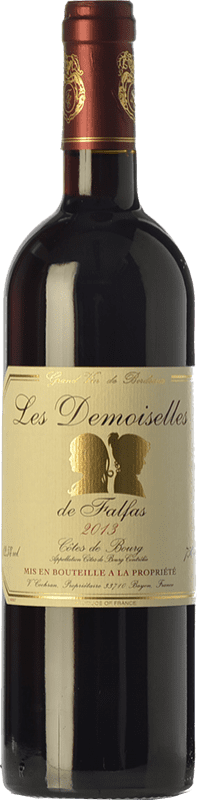 22,95 € 免费送货 | 红酒 Château Falfas Les Demoiselles de Falfas 年轻的 A.O.C. Côtes de Bourg 波尔多 法国 Merlot, Cabernet Sauvignon, Cabernet Franc 瓶子 75 cl