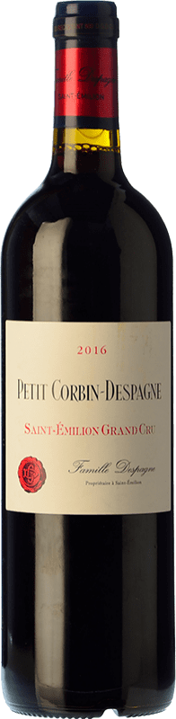27,95 € Free Shipping | Red wine Château Grand Corbin Petit Corbin Despagne Crianza A.O.C. Saint-Émilion Grand Cru Bordeaux France Merlot, Cabernet Franc Bottle 75 cl