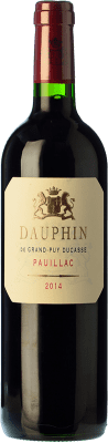 36,95 € Бесплатная доставка | Красное вино Château Grand-Puy Ducasse Dauphin Ducasse старения A.O.C. Pauillac Бордо Франция Merlot, Cabernet Sauvignon бутылка 75 cl