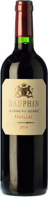 31,95 € Free Shipping | Red wine Château Grand-Puy Ducasse Dauphin Ducasse Crianza A.O.C. Pauillac Bordeaux France Merlot, Cabernet Sauvignon Bottle 75 cl