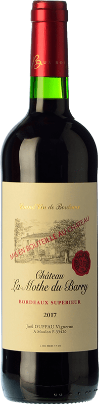 17,95 € Envío gratis | Vino tinto Château La Mothe du Barry Roble A.O.C. Bordeaux Burdeos Francia Merlot Botella 75 cl