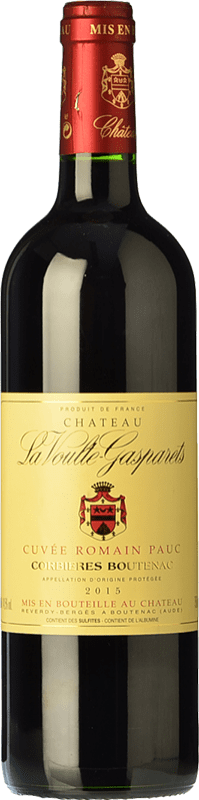 27,95 € Free Shipping | Red wine Château La Voulte Gasparets Cuvée Romain Pauc Aged I.G.P. Vin de Pays Languedoc Languedoc France Syrah, Grenache, Monastrell, Carignan Bottle 75 cl
