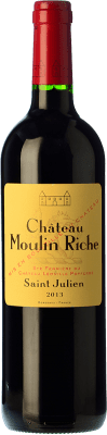 37,95 € Free Shipping | Red wine Château Léoville Poyferré Château Moulin Riche Aged A.O.C. Saint-Julien Bordeaux France Merlot, Cabernet Sauvignon, Petit Verdot Bottle 75 cl