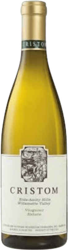41,95 € Envio grátis | Vinho branco Cristom Estate I.G. Villamette Valley Oregon Estados Unidos Viognier Garrafa 75 cl