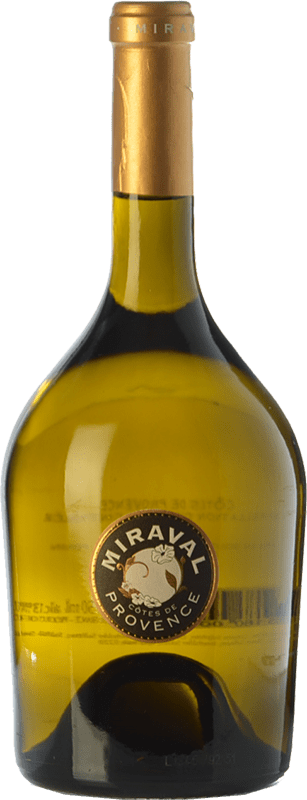 31,95 € Envio grátis | Vinho branco Château Miraval Blanc A.O.C. Côtes de Provence Provença França Rolle Garrafa 75 cl