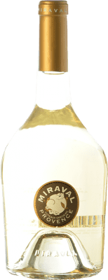 27,95 € Envío gratis | Vino blanco Château Miraval Coteaux du Varois Blanc A.O.C. Côtes de Provence Provence Francia Rolle Botella 75 cl