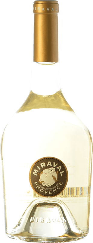 27,95 € 免费送货 | 白酒 Château Miraval Coteaux du Varois Blanc A.O.C. Côtes de Provence 普罗旺斯 法国 Rolle 瓶子 75 cl