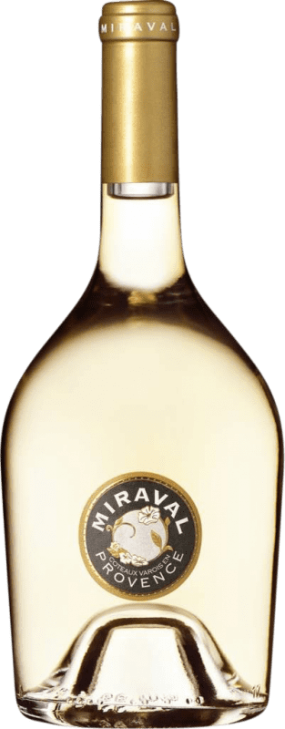 27,95 € Spedizione Gratuita | Vino bianco Château Miraval Coteaux du Varois Blanc A.O.C. Côtes de Provence Provenza Francia Rolle Bottiglia 75 cl