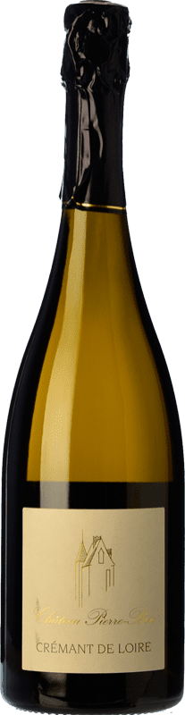 15,95 € 送料無料 | 白スパークリングワイン Château Pierre-Bise ドライ A.O.C. Crémant de Loire ロワール フランス Chenin White ボトル 75 cl
