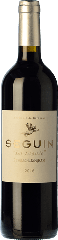 34,95 € Envio grátis | Vinho Tinto Château Seguin Seguin La Lignée Crianza A.O.C. Pessac-Léognan Bordeaux França Merlot, Cabernet Sauvignon 75 cl