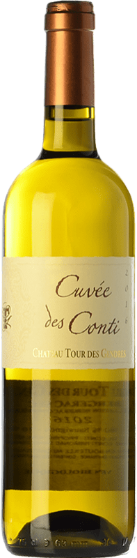 19,95 € Envoi gratuit | Vin blanc Château Tour des Gendres Cuvée des Conti A.O.C. Bergerac France Sauvignon Blanc, Sémillon, Muscadelle Bouteille 75 cl