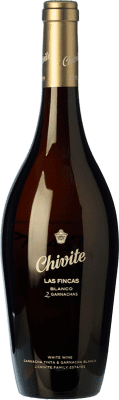 16,95 € Envoi gratuit | Vin Blanc Chivite Las Fincas Crianza I.G.P. Vino de la Tierra 3 Riberas Espagne Garnacha — Grenache 75 cl
