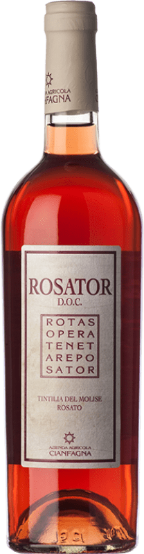 17,95 € Envio grátis | Vinho Rosé Cianfagna D.O.C. Molise Molise Itália Tintilla 75 cl