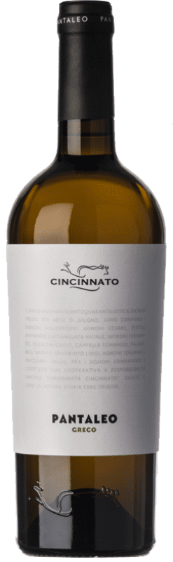 11,95 € Бесплатная доставка | Белое вино Cincinnato Pantaleo I.G.T. Lazio Лацио Италия Greco бутылка 75 cl