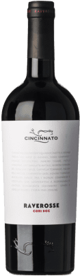 11,95 € Spedizione Gratuita | Vino rosso Cincinnato Raverosse D.O.C. Cori Lazio Italia Montepulciano, Cesanese Bottiglia 75 cl