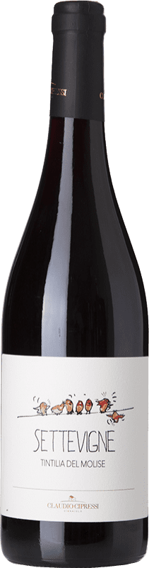 32,95 € Free Shipping | Red wine Claudio Cipressi Settevigne D.O.C. Molise Molise Italy Tintilla Bottle 75 cl